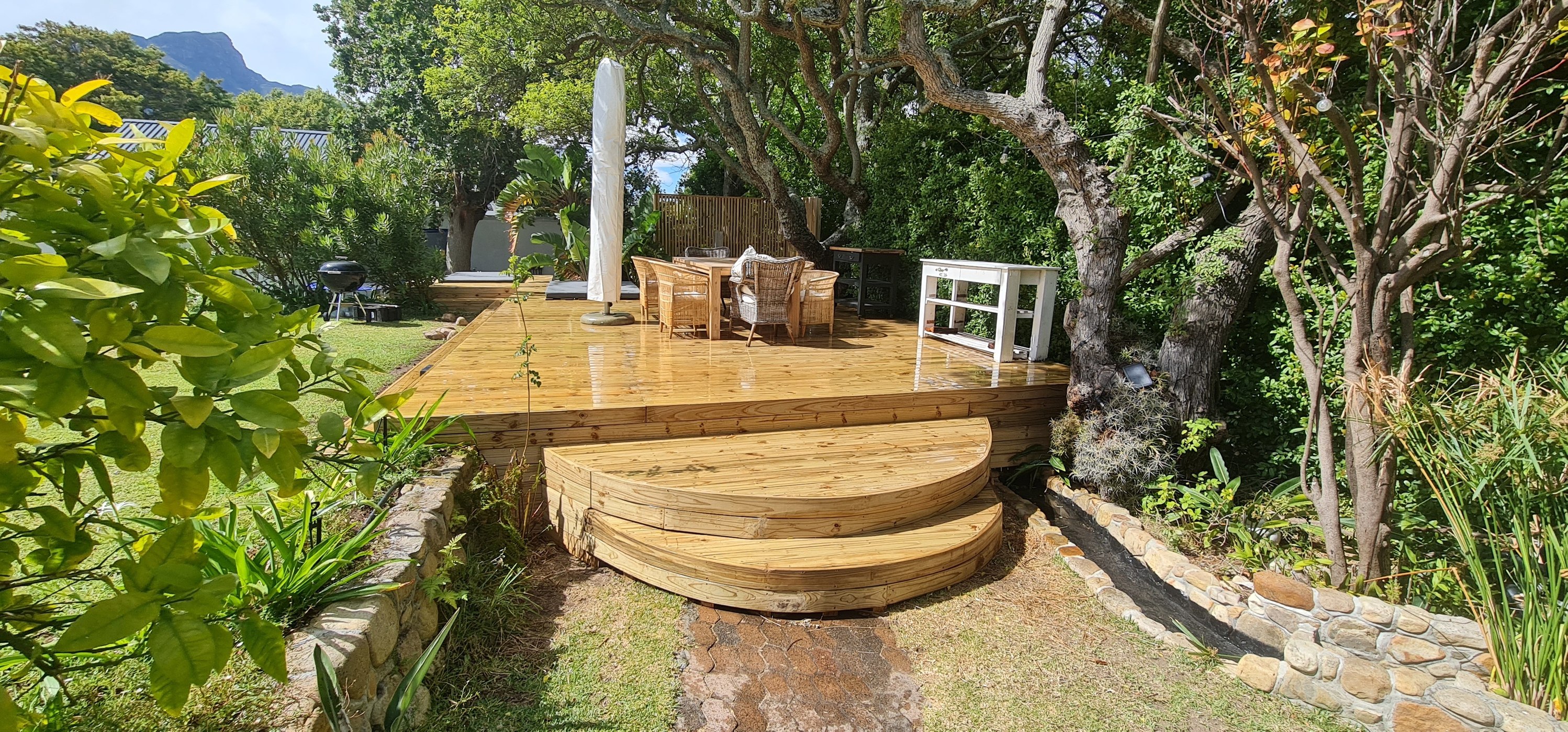 Custom Wooden Deck Project